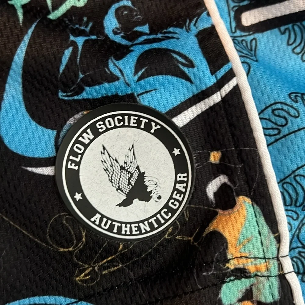 Flow Society Youth Shorts with Black and Gray